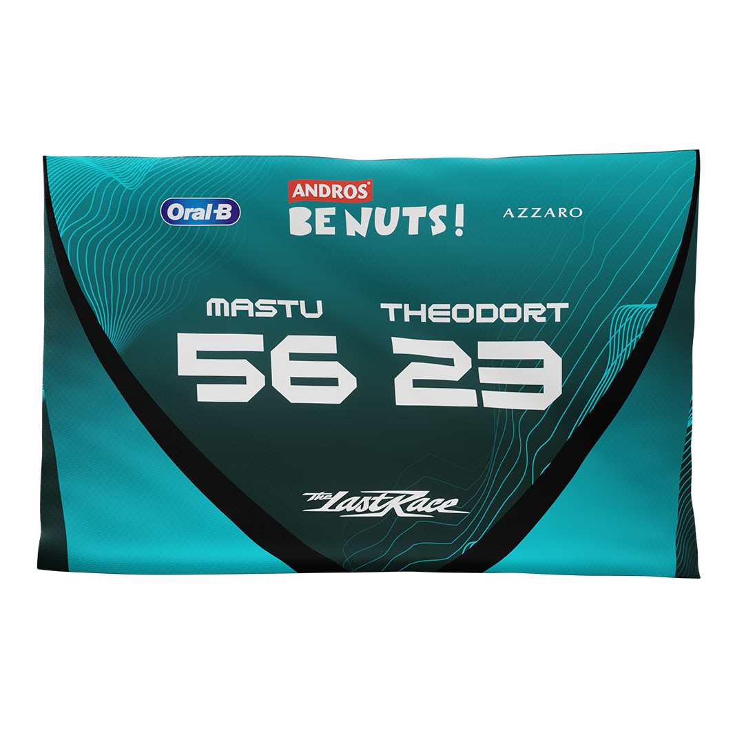 Écurie Andros Be Nuts ! - MASTU / THEODORT - Pack maillot / casquette / drapeau / stickers