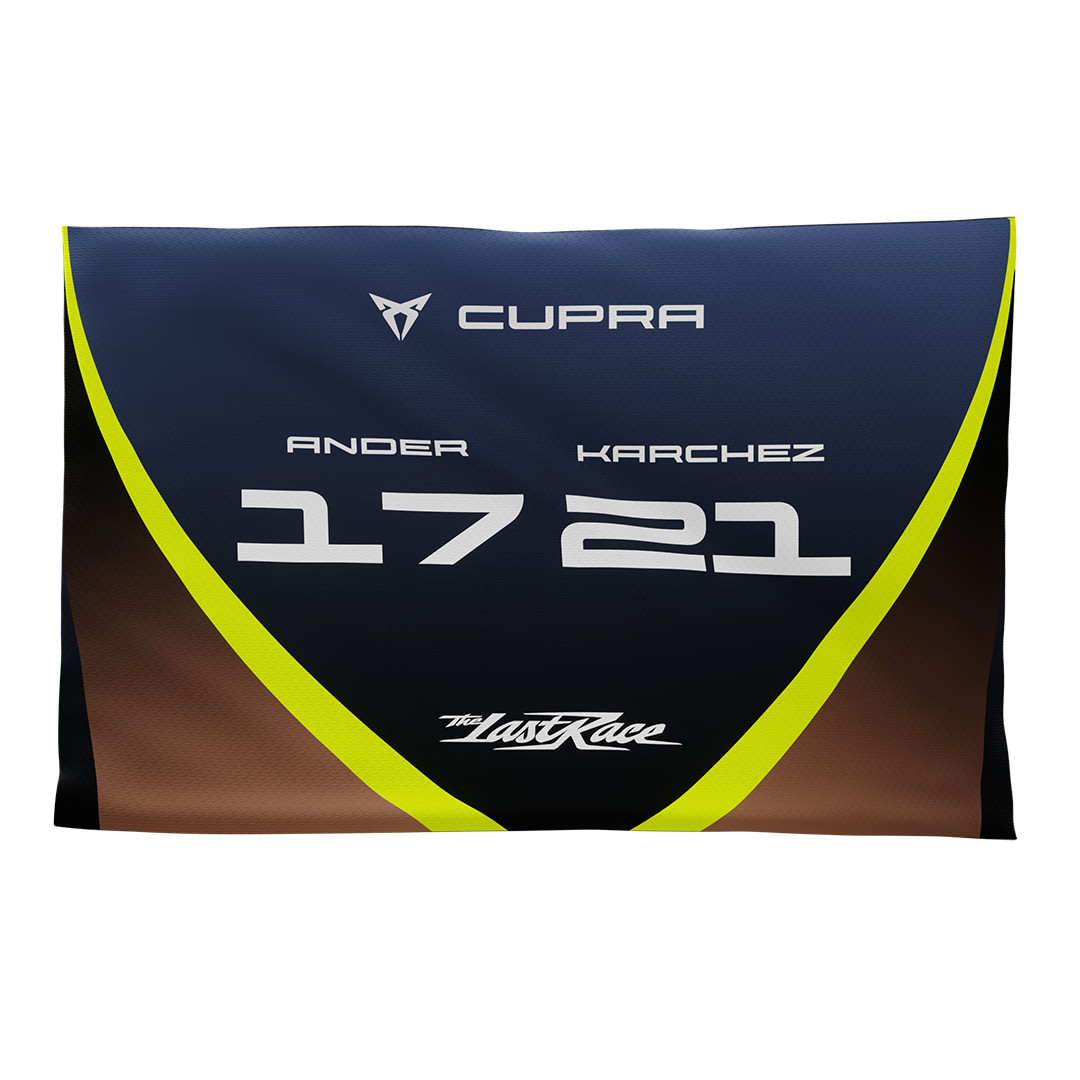 Écurie Cupra - ANDER / KARCHEZ - Pack maillot / casquette / drapeau / stickers