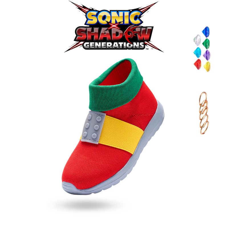 Knuckles Sneakers CHAOS EMERALDS & RINGS